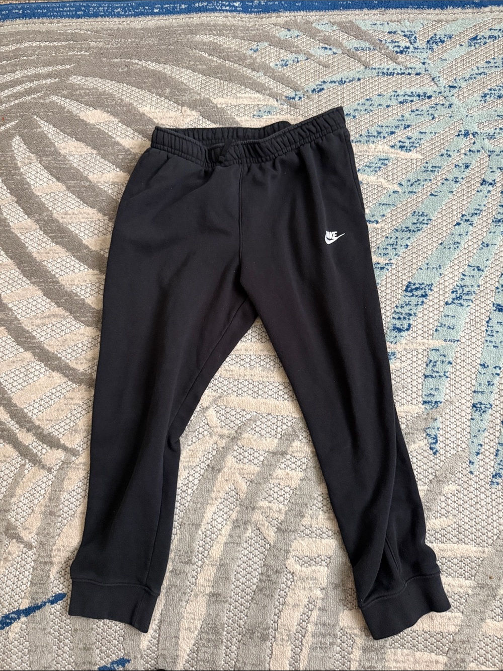 Nike Mens Black Fleece Jogger Pants